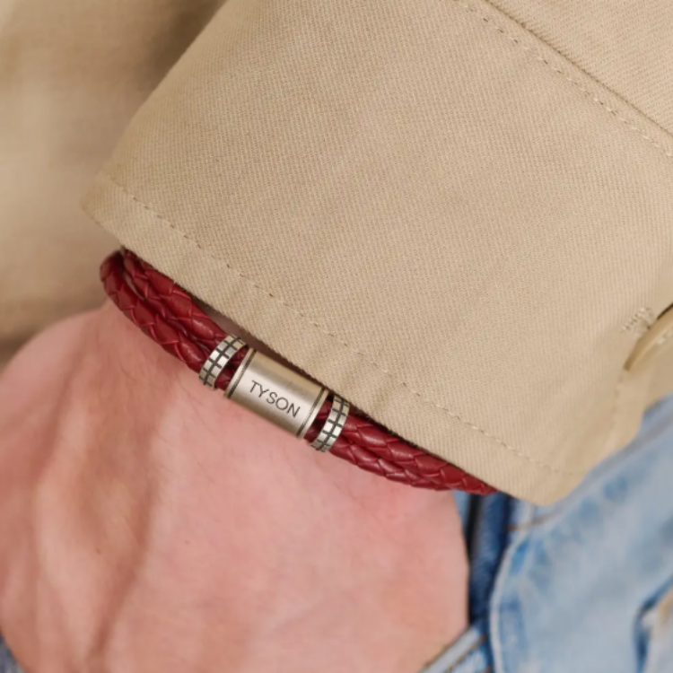 leather bracelet for men