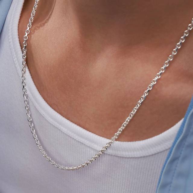 Sosie Designs Sterling Silver Cable Chain Necklace
