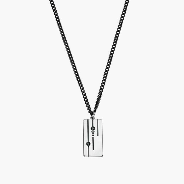 Adair Tartan Crest Dog Tag Necklace