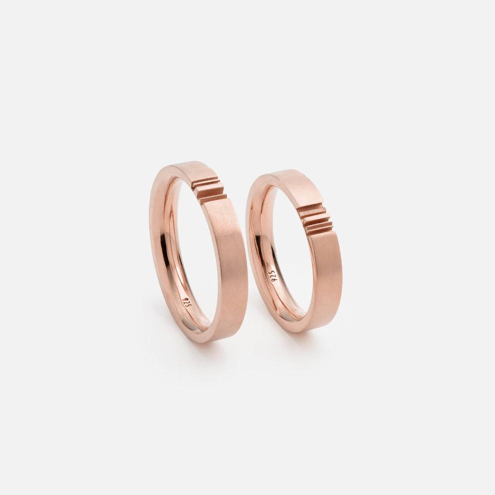 Couple rose hot sale gold ring