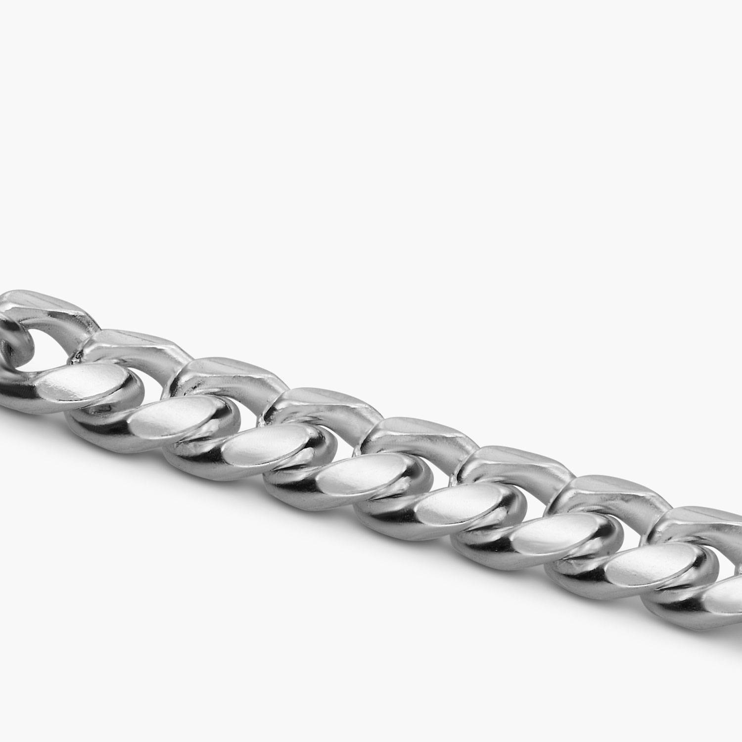 Miami Cuban Link Chain Bracelet - 5 mm - Silver-3 product photo