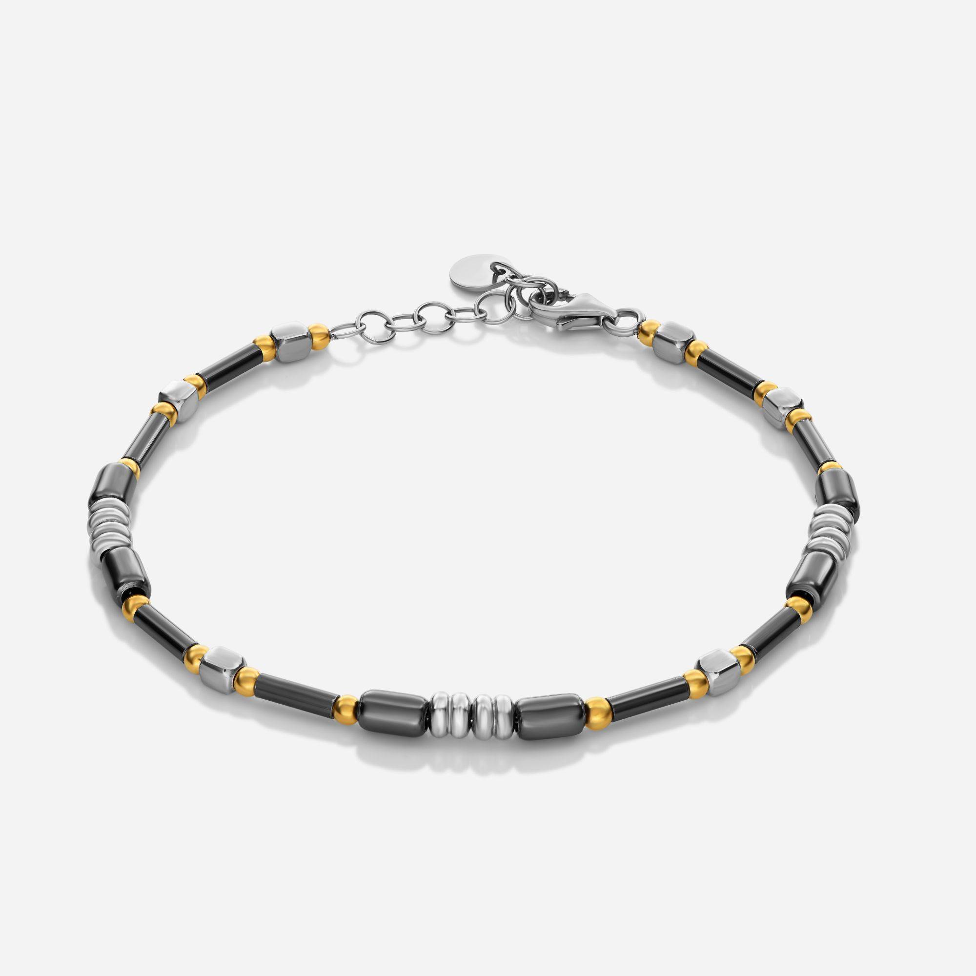SETT Noir Axis Multiple Finish Beads Bracelet-1 product photo
