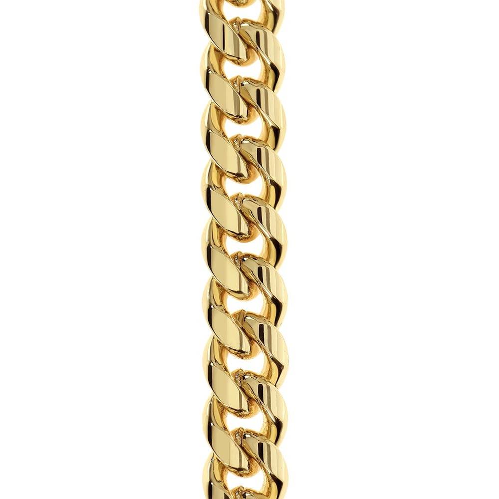 Cuban Link Chain - Gold Stainless Steel-4 product photo