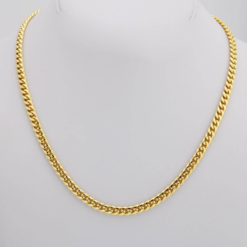 Cuban Link Chain - Gold Stainless Steel-3 product photo