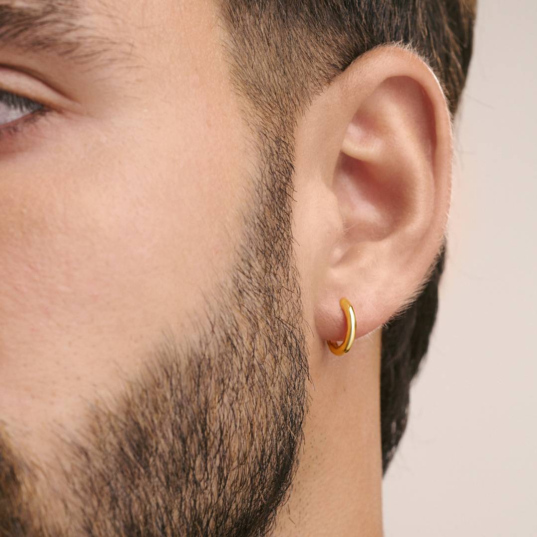 Small Gold Classic Hoop Earrings-4 Small Gold Classic Hoop Earrings-4 product photo