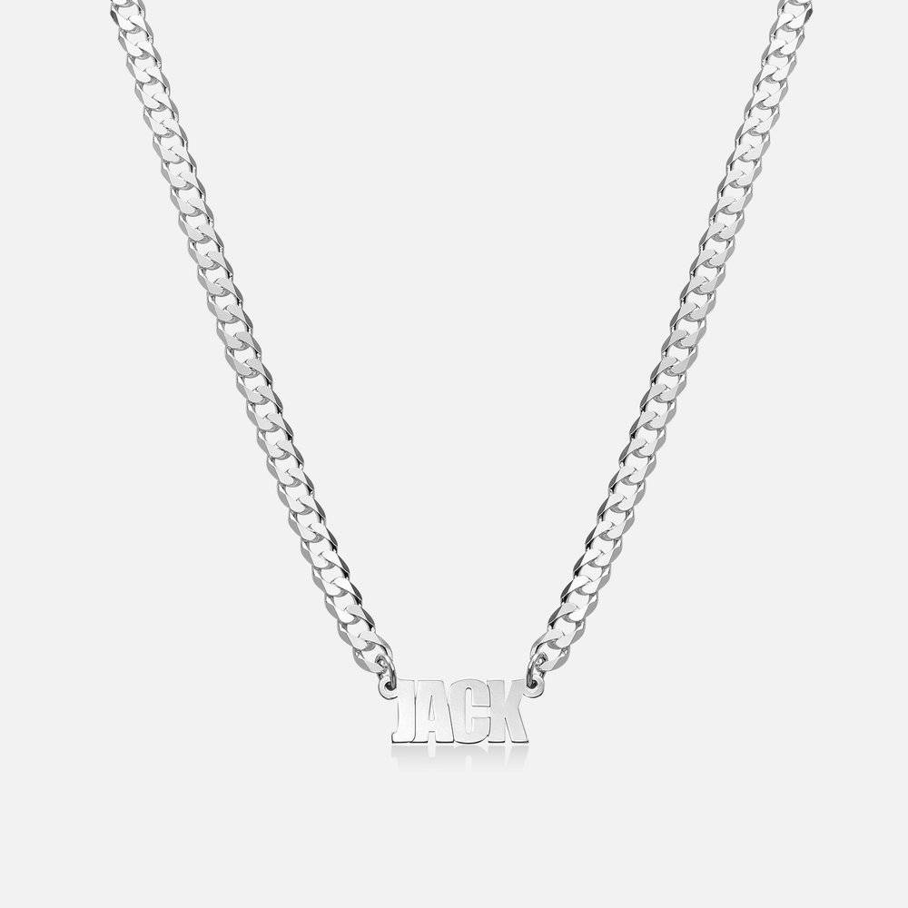 Rough Men's Necklace With Chain Thick Heavy Double Curb - Temu